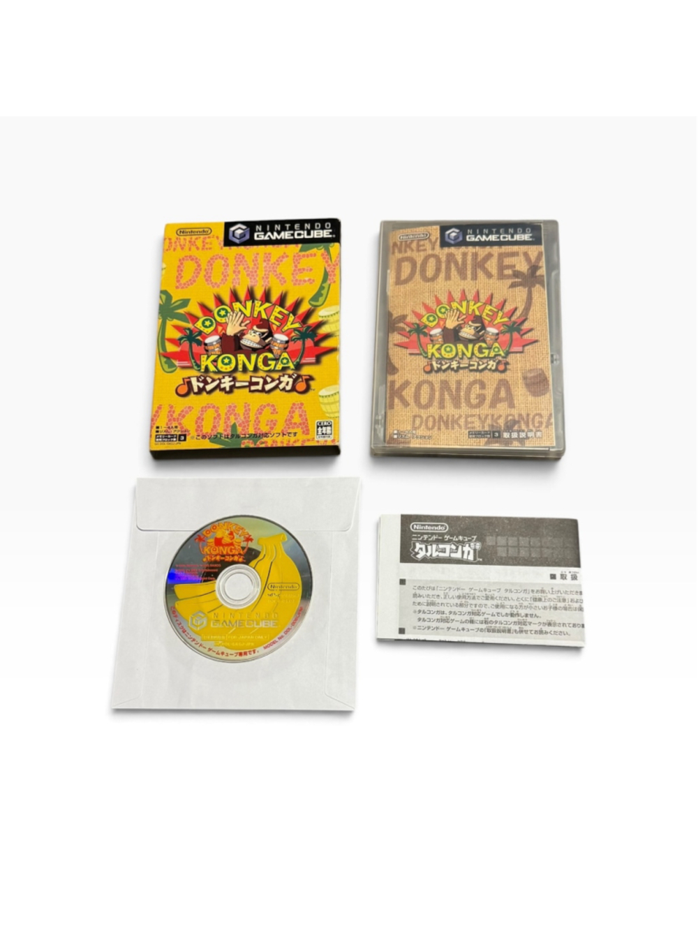 Nintendo Donkey Konga GameCube Video Game Cib Complete